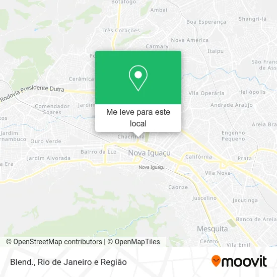 Blend. mapa