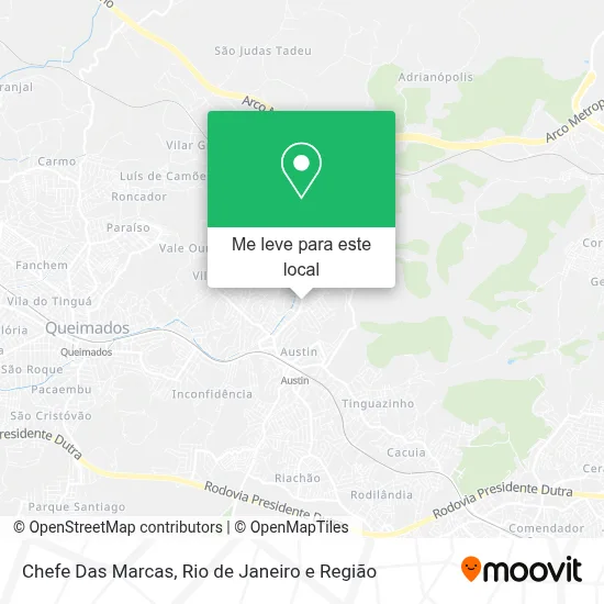 Chefe Das Marcas mapa