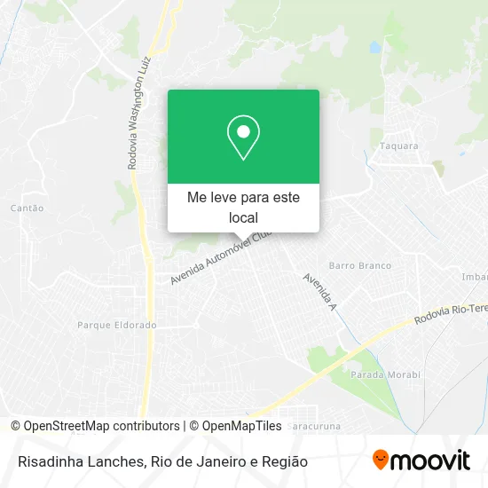 Risadinha Lanches mapa