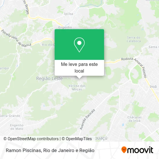 Ramon Piscinas mapa