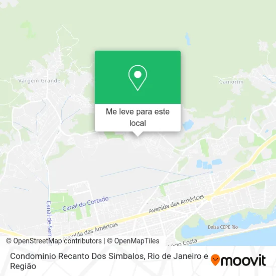 Condominio Recanto Dos Simbalos mapa