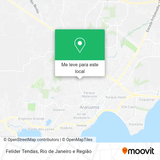 Felider Tendas mapa