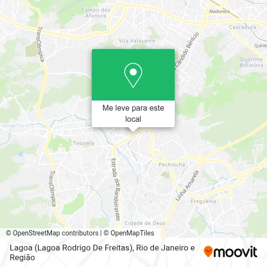 Lagoa (Lagoa Rodrigo De Freitas) mapa