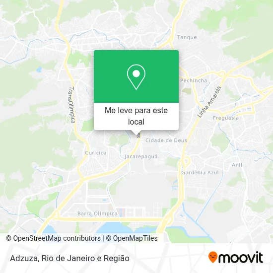 Adzuza mapa