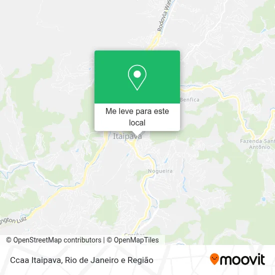 Ccaa Itaipava mapa