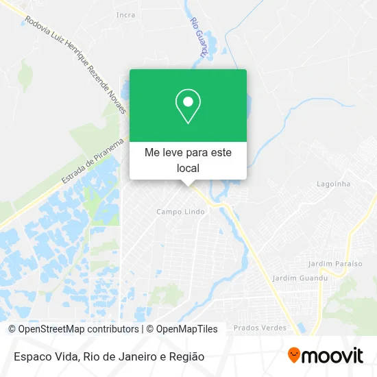 Espaco Vida mapa