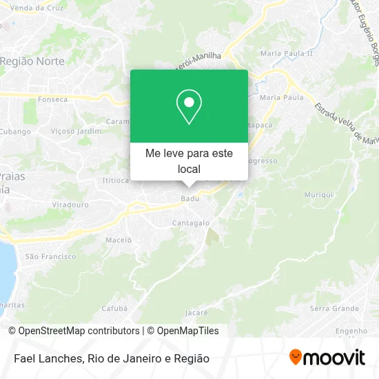 Fael Lanches mapa
