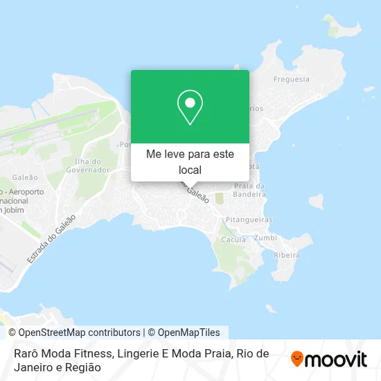 Rarô Moda Fitness, Lingerie E Moda Praia mapa