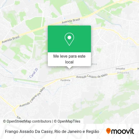 Frango Assado Da Cassy mapa