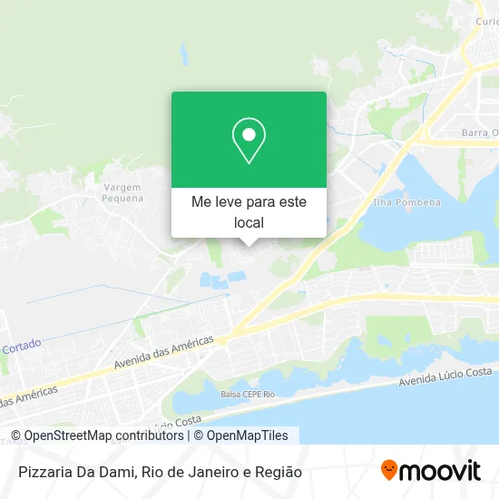 Pizzaria Da Dami mapa