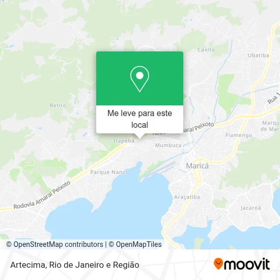Artecima mapa