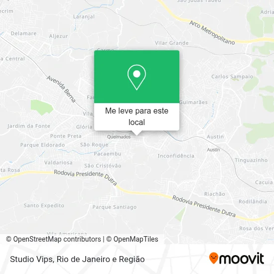 Studio Vips mapa