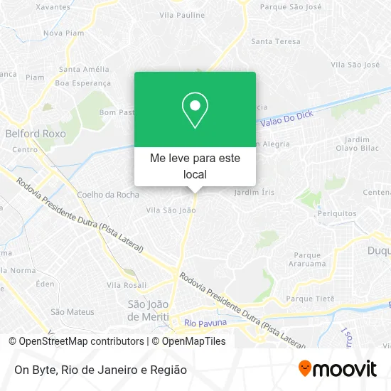 On Byte mapa