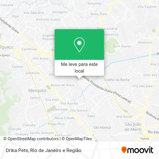 Drika Pets mapa