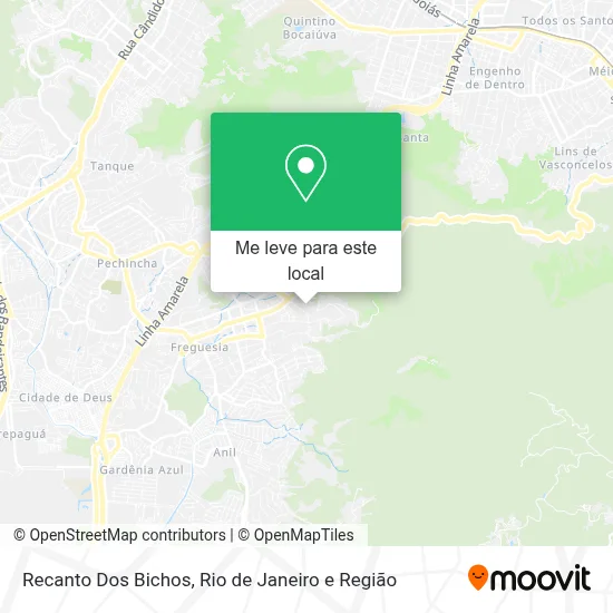 Recanto Dos Bichos mapa