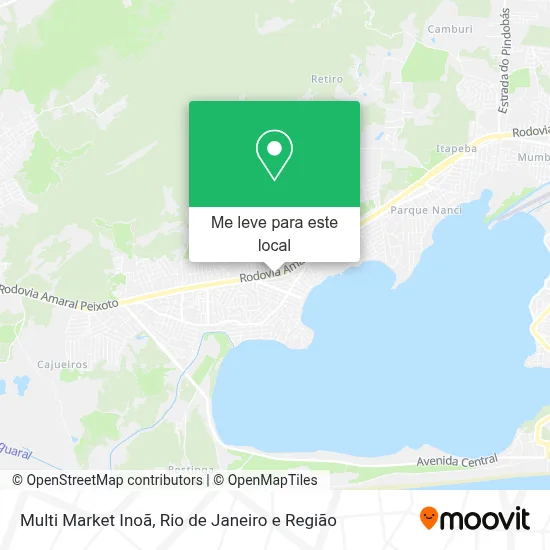 Multi Market Inoã mapa