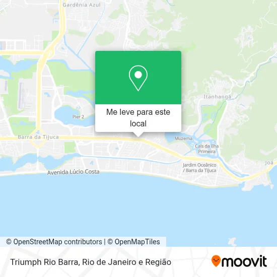 Triumph Rio Barra mapa