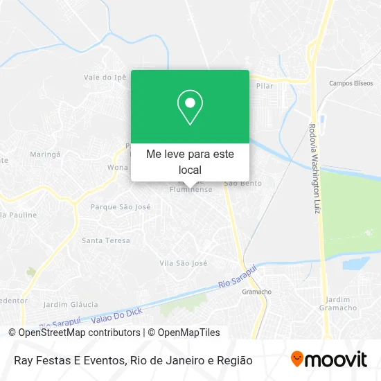 Ray Festas E Eventos mapa