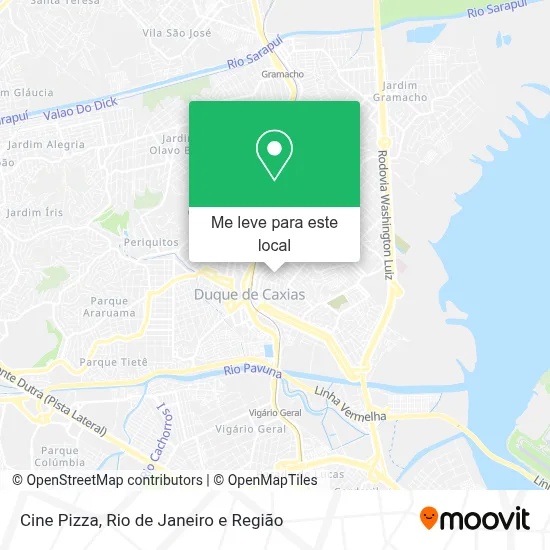 Cine Pizza mapa