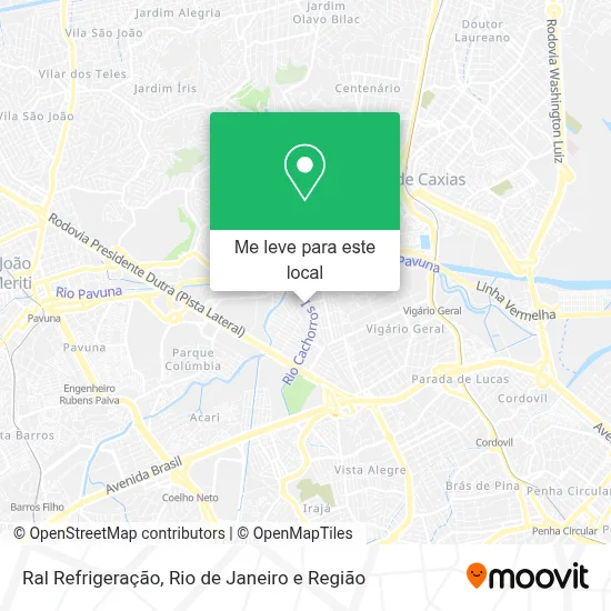 Ral Refrigeração mapa