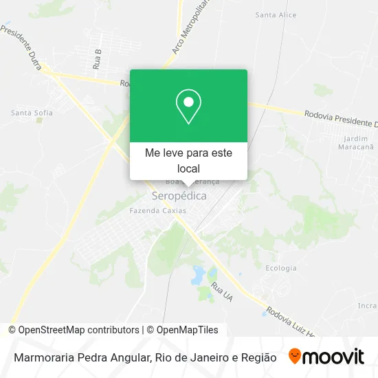 Marmoraria Pedra Angular mapa