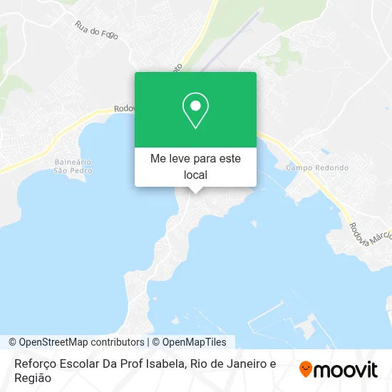 Reforço Escolar Da Prof Isabela mapa