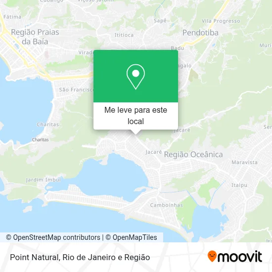 Point Natural mapa