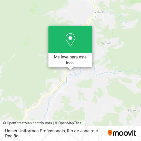 Uniser Uniformes Profissionais mapa