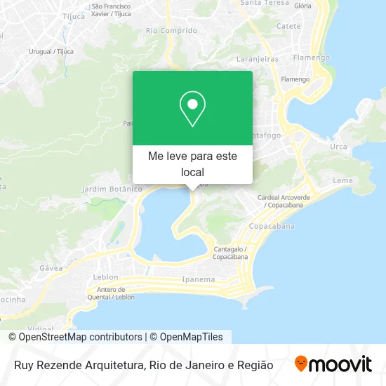 Ruy Rezende Arquitetura mapa