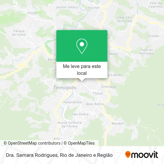 Dra. Samara Rodrigues mapa