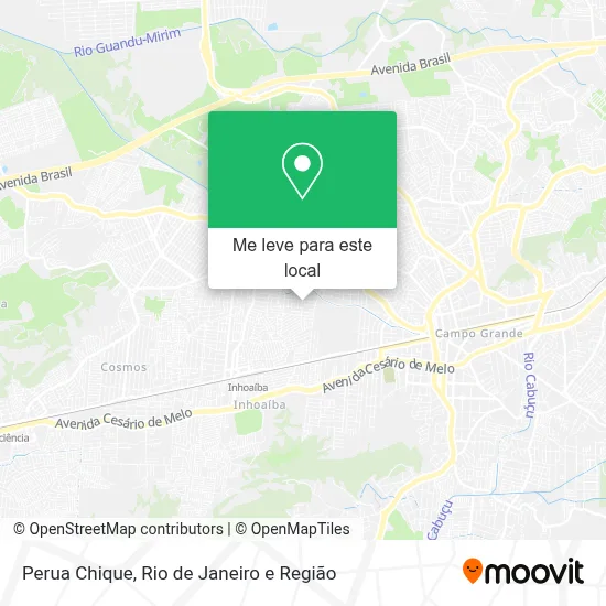 Perua Chique mapa
