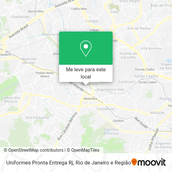 Uniformes Pronta Entrega Rj mapa