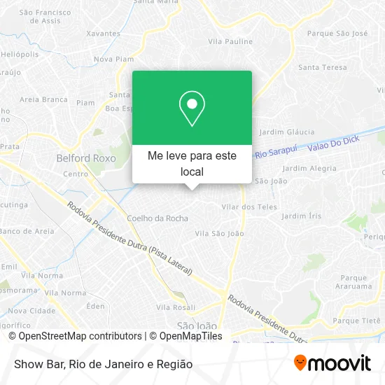 Show Bar mapa