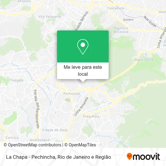 La Chapa - Pechincha mapa