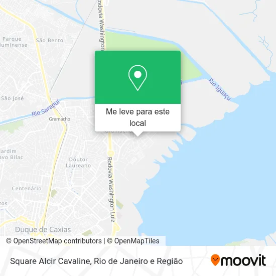 Square Alcir Cavaline mapa