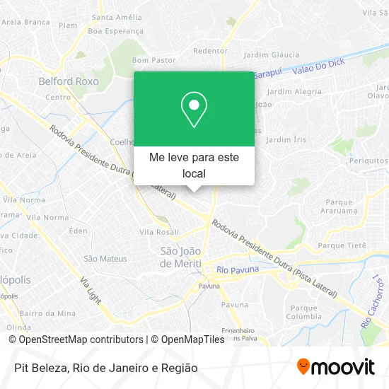 Pit Beleza mapa