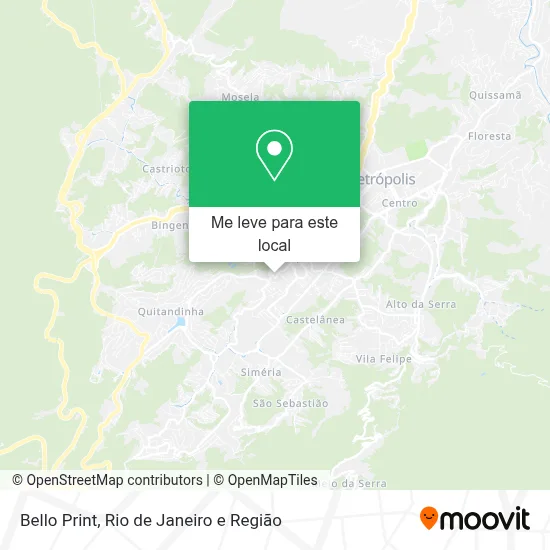 Bello Print mapa