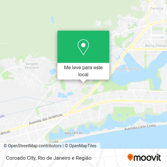 Coroado City mapa