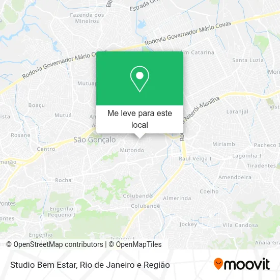 Studio Bem Estar mapa