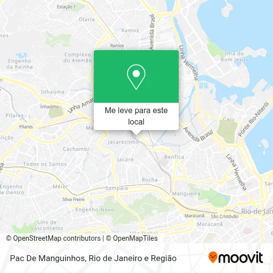Pac De Manguinhos mapa