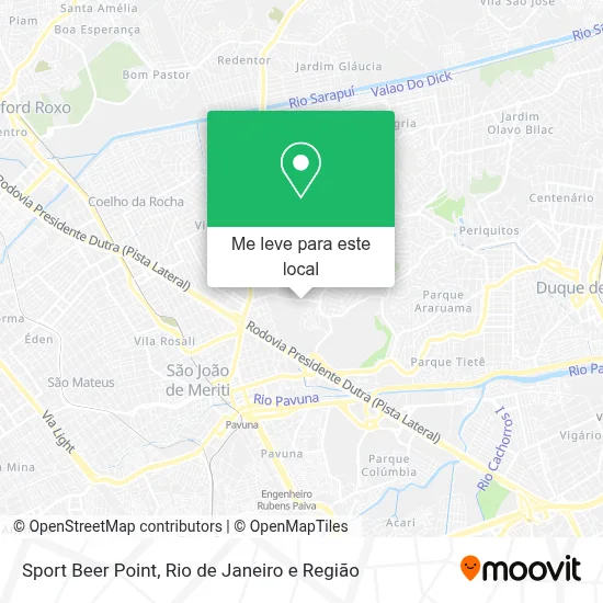 Sport Beer Point mapa