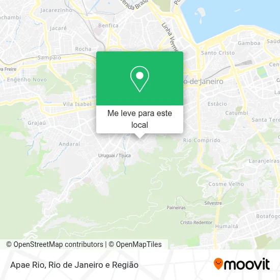 Apae Rio mapa