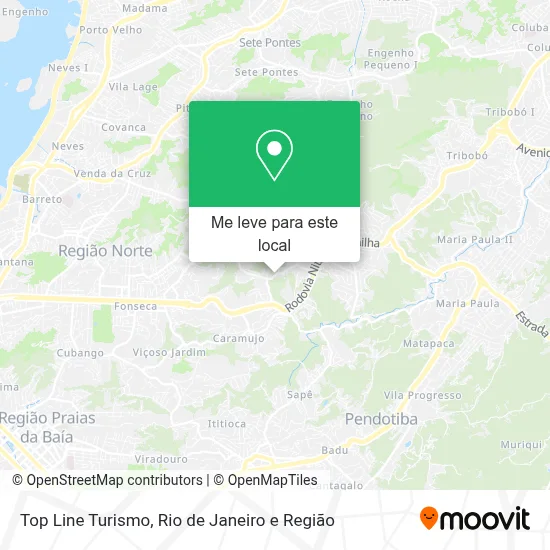 Top Line Turismo mapa