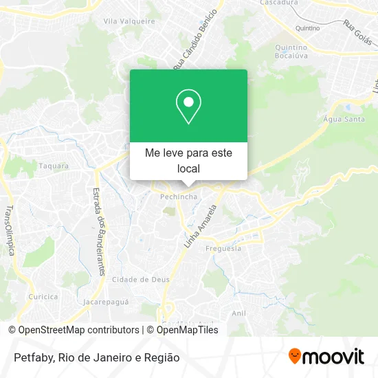 Petfaby mapa