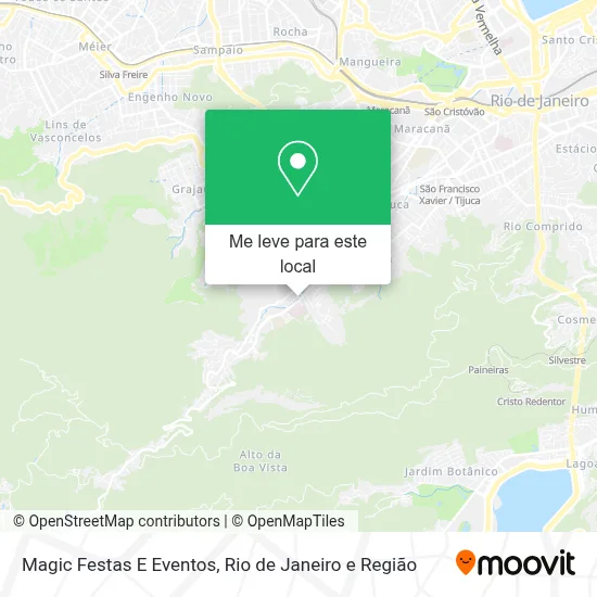 Magic Festas E Eventos mapa