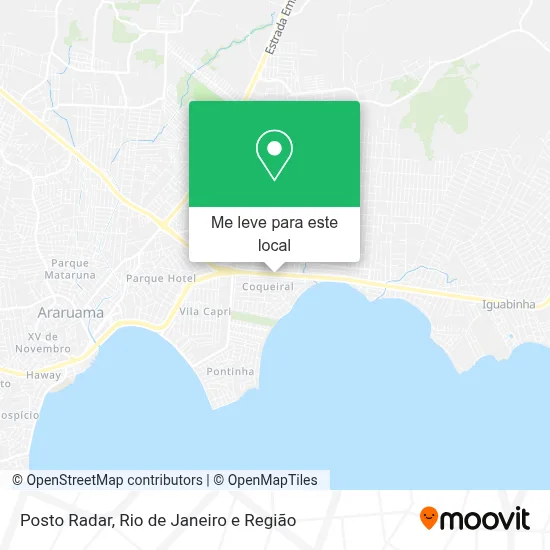 Posto Radar mapa