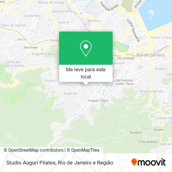 Studio Auguri Pilates mapa