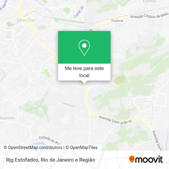 Rjg Estofados mapa