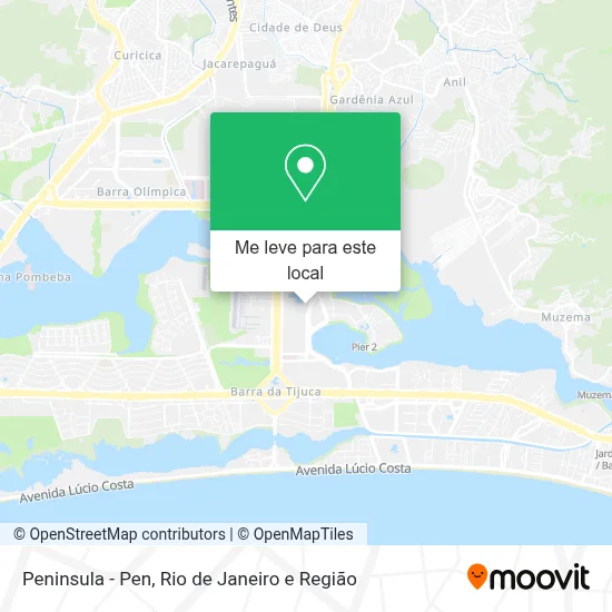 Peninsula - Pen mapa