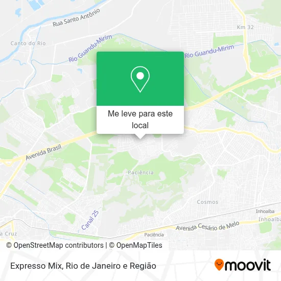 Expresso Mix mapa
